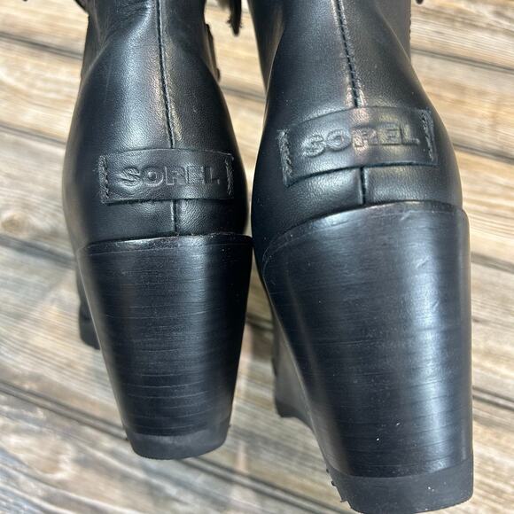 Sorel After Hours Lace Shearling Boots, Size 7.5, New - Picture 6 of 6